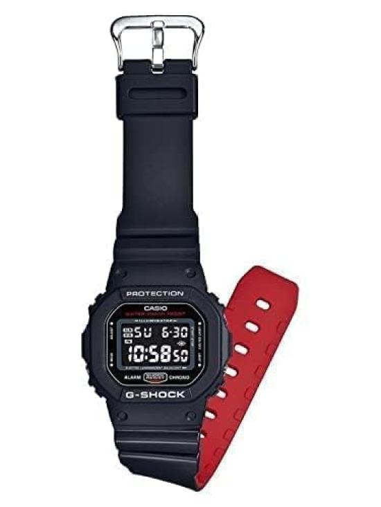 Casio Черные цифровые спортивные кварцевые часы с международной доставкой G-Shock DW-5600HR-1D Мужские часы,
