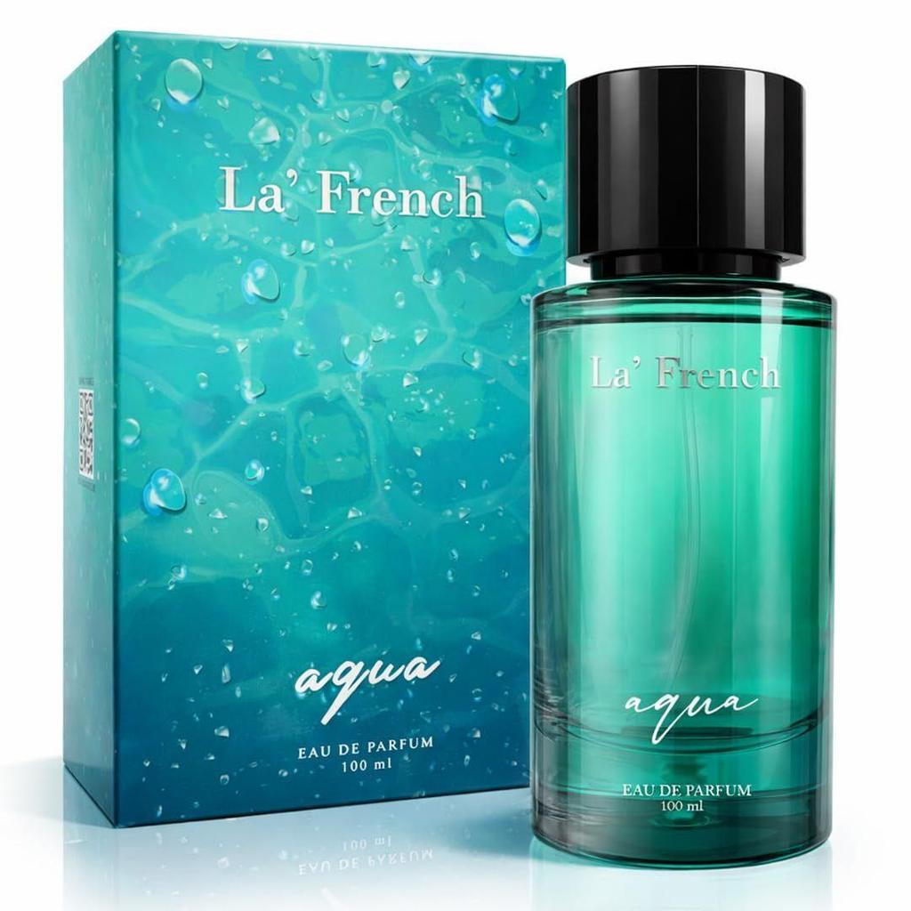 La French Aqua Унисекс Парфюм 100мл | Туалетная Вода | Стойкий Смелый Аромат с Нотами Лимона, Пачули и Гвоздики
