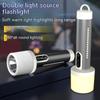 Rechargeable Handheld Torch Dual Light Source Flashlight 5 Lighting Modes Outdoor Waterproof Fishing Camping Portable Flashlight