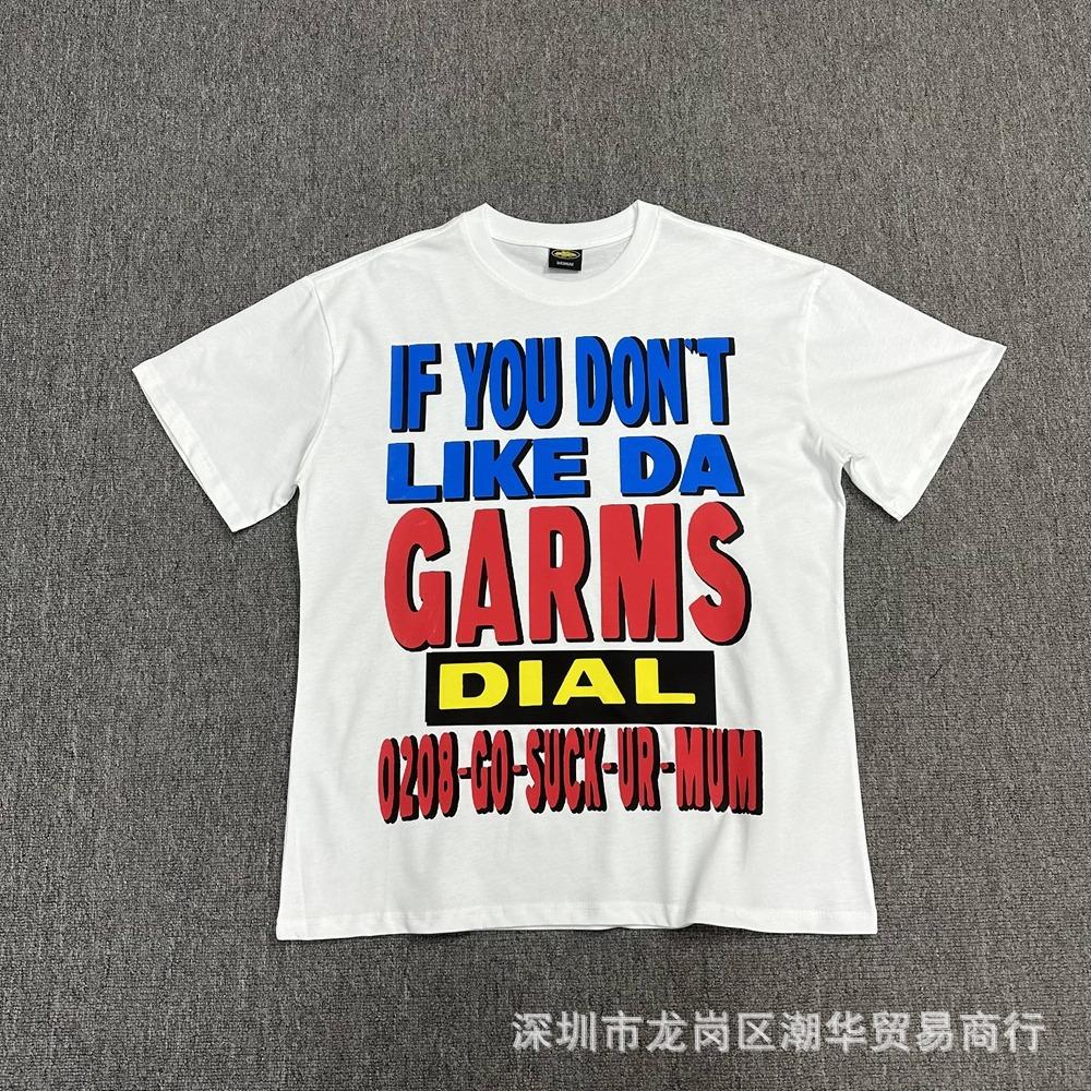 Cross-border Corteiz tide brand Alcatraz summer retro printing men's and women's trend loose casual short-sleeved T-shirt