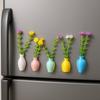 5Pcs Modern Tiny Magnetic Bud Vases DIY Vase Fridge Stickers  Plant Lovers