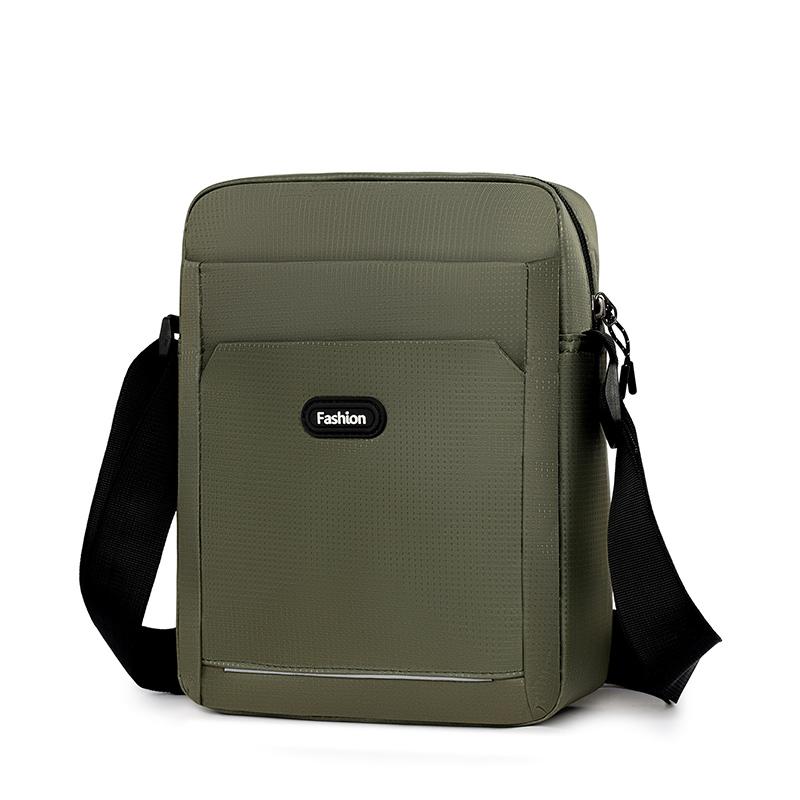 Мужская деловая повседневная сумка кроссбоди - Простой Оксфордский плечевой слинг для поездок на работу и использования на открытом воздухе