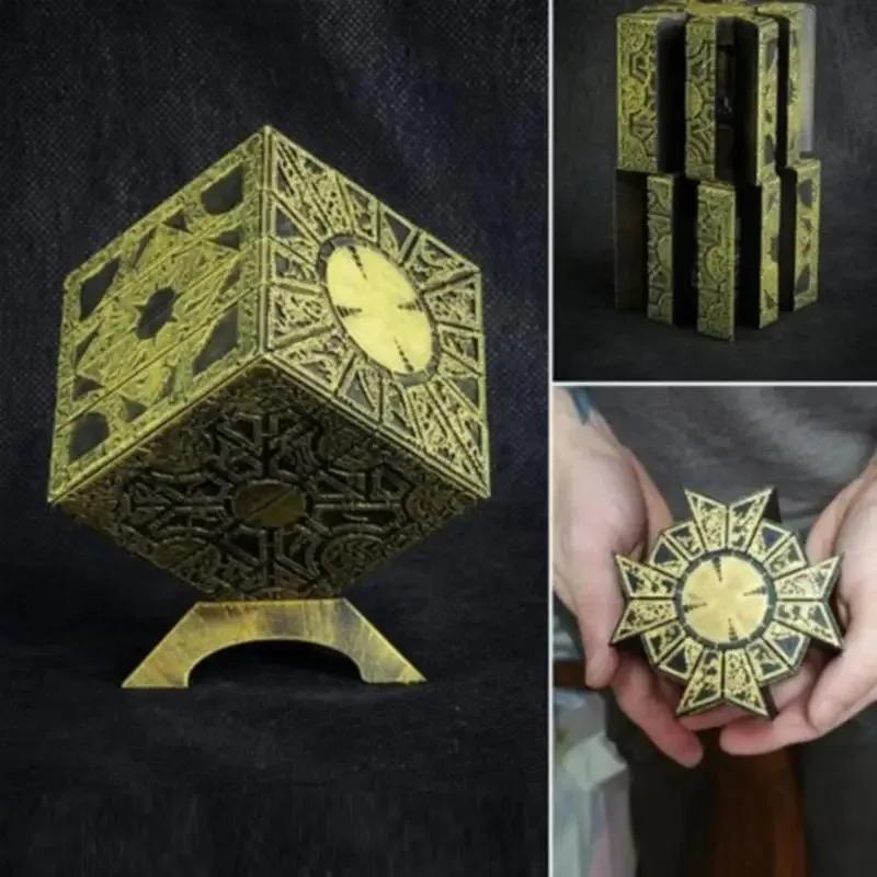 1:1 Hellraiser Puzzle Box Detachable Lament Horror Terror Film Serie Hellraiser Cube Rotatable Puzzle Plaything Box Xmas Gift