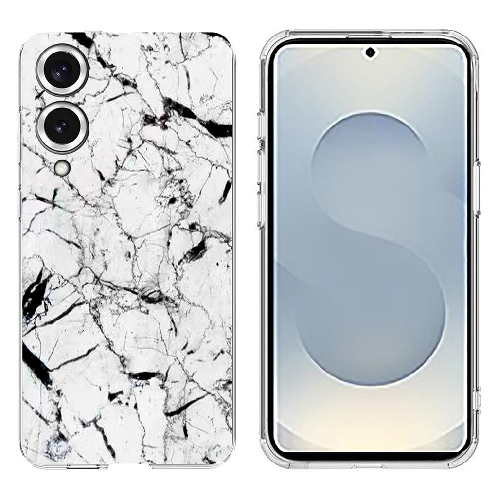 Мягкий ТПУ чехол для Samsung Galaxy S25 Edge с печатью мраморного узора, чехол для телефона