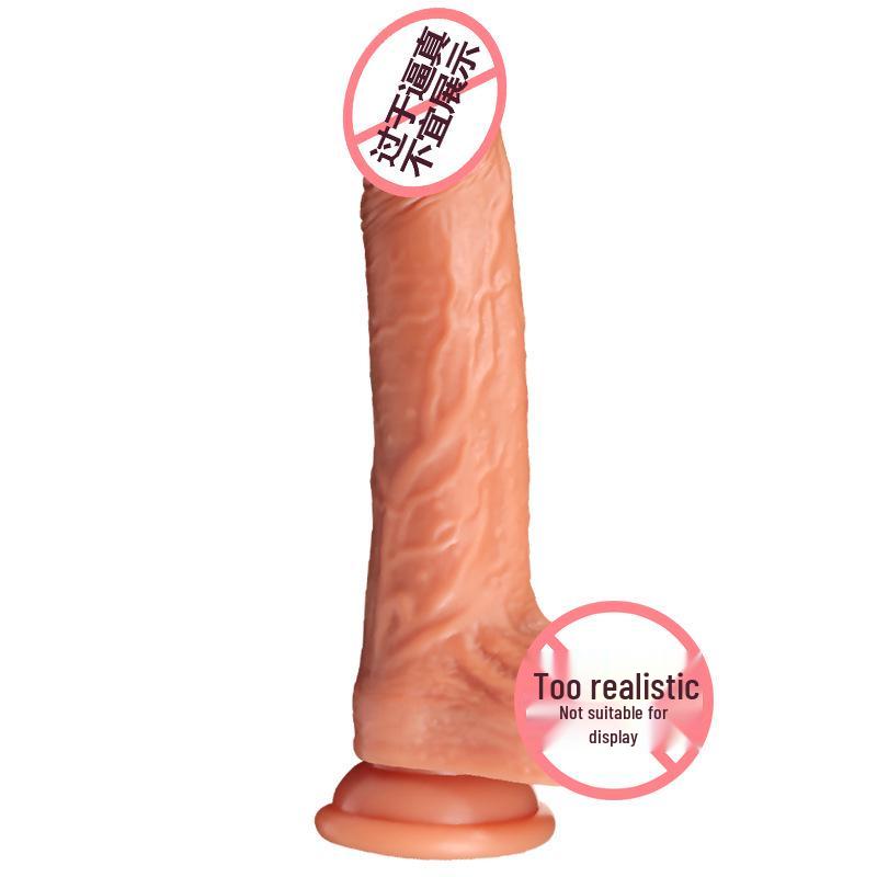 Вибрирующий телескопический реалистичный силиконовый дилдо Cross Cannon King для женщин