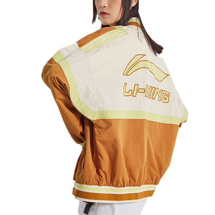 Li Ning Sports Fashion Series свободная куртка мужская куртка коричневая AJDQ363-4