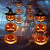 Garden Pumpkin Door Hanging Door Curtain Pumpkin Door Link Halloween Atmosphere Decoration Black Cat Pendant Custom Batch