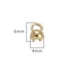 14K Gold-Plated Copper Positioning Bead Buckle for DIY Jewelry Accessories