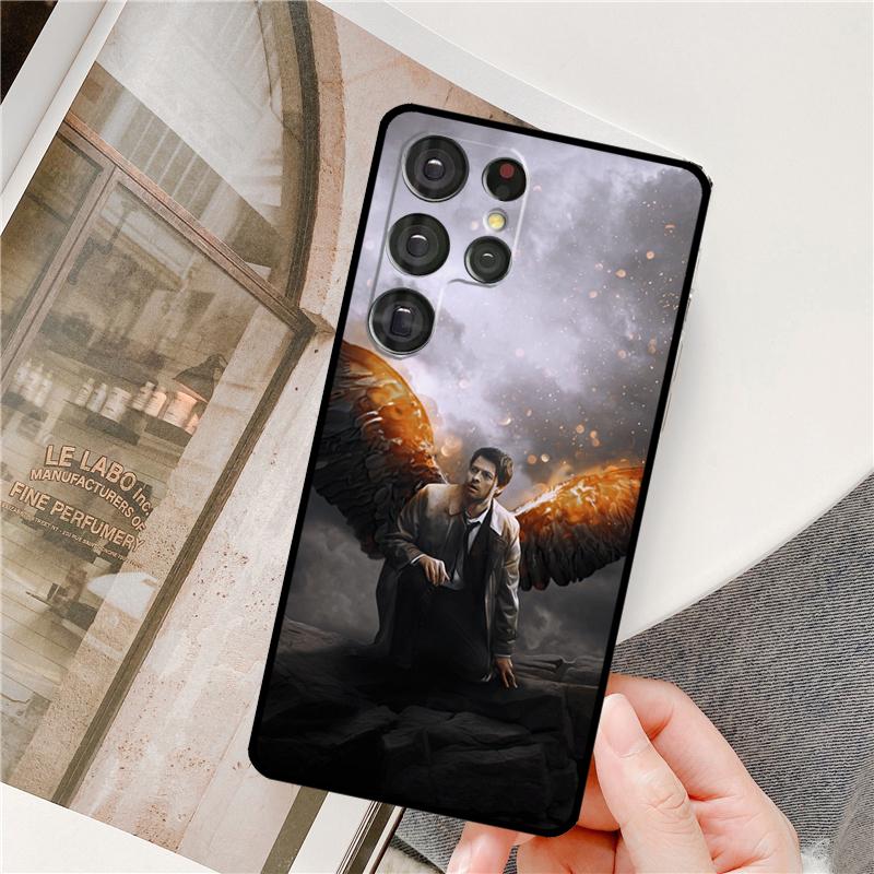 Чехол для телефона Supernatural Кастиэль Ангел для Samsung Galaxy S25 Ultra S9 S10 S20 S22 S21 Plus S23 FE S24 Ultra Полное покрытие