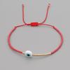 2025 Year of the Snake Lucky Red String Handmade Beaded Bracelet Set with Evil Eye for Couples