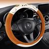 Car Steering Wheel Cover Winter Plush New Style Warm and Sweat-Absorbent Cute Ladies High-End Round Handle Cover Car Decoration