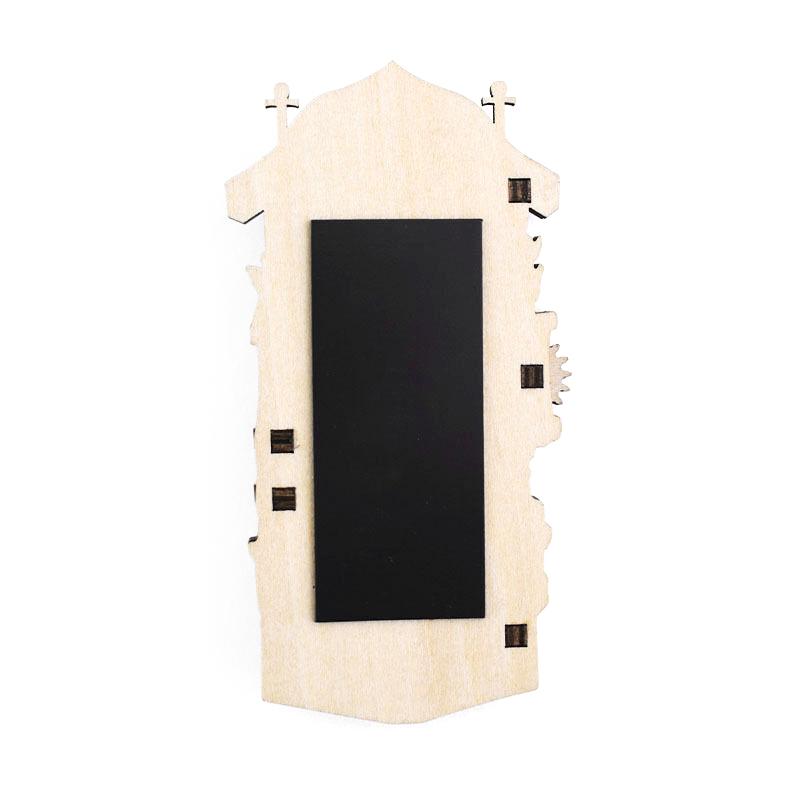 2025 Пражский хронометр деревянные ретро магниты на холодильник шестерня вращающаяся 3D магнитные магниты на холодильник