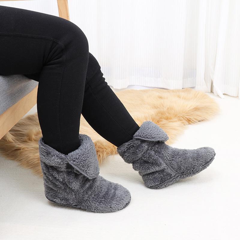 Зимние гетры для лодыжек, холодные носки, носки из гипса с трещинами для людей среднего и пожилого возраста, теплые носки для пола в помещении