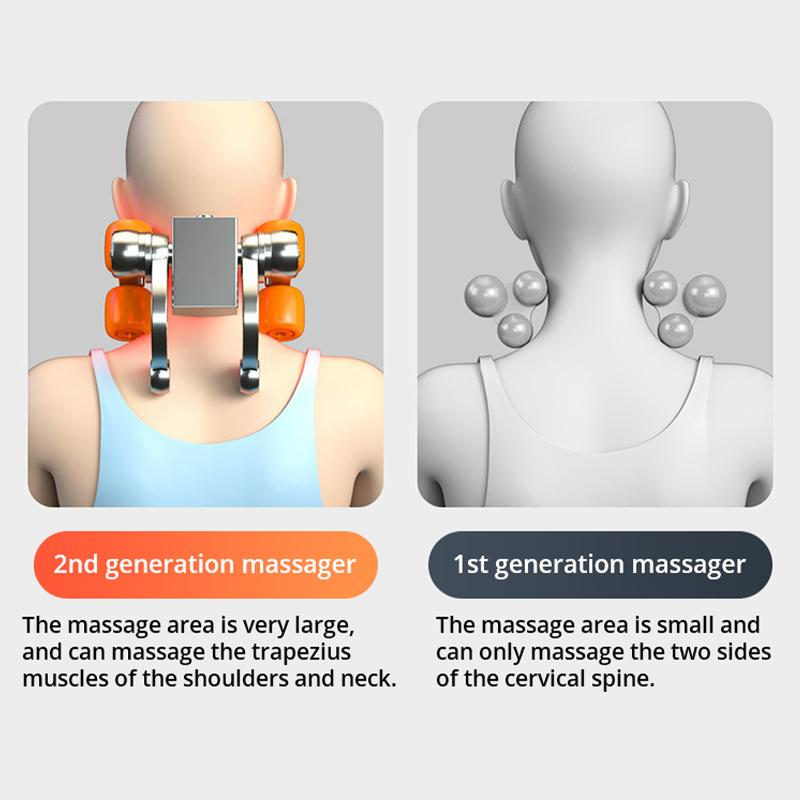 3D многофункциональное массажное кресло для талии и спины, разминающий массаж плеч и шеи, вибрационный массажер для всего тела Tuina