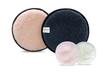 Многоразовые очищающие диски SOFTSPUN из микрофибры для снятия макияжа с лица, глаз, губ, Упаковка 4 шт., 280 г/м², 12x12 см, Серый+Светло-розовый, Безопасны для всех типов кожи