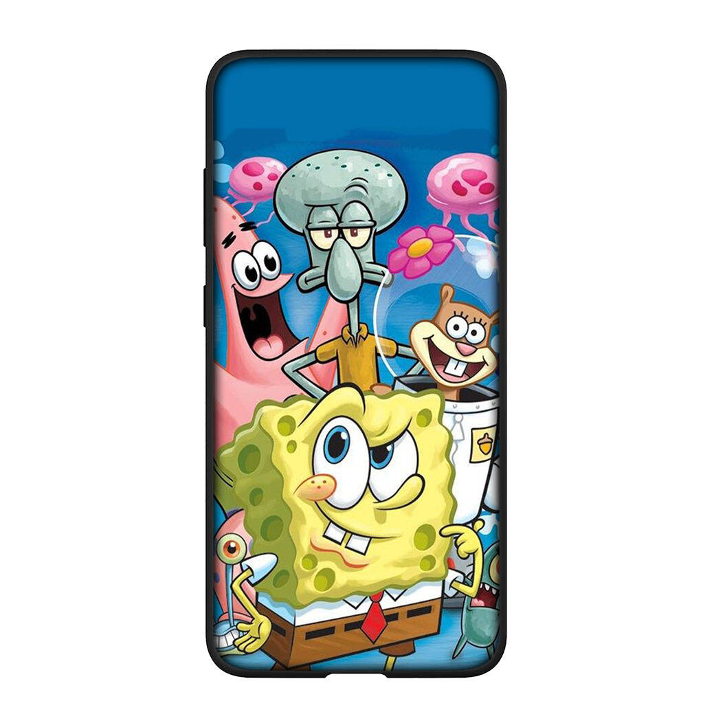 Чехол для телефона Samsung Galaxy S25 S23 S22 S24 Ultra FE S9 A05 A06 A15 A16 A36 A37 A35 A54 A55 A56 A57 A25 A26 A53 Аниме S-Губка Боб Квадратные Штаны Чехол