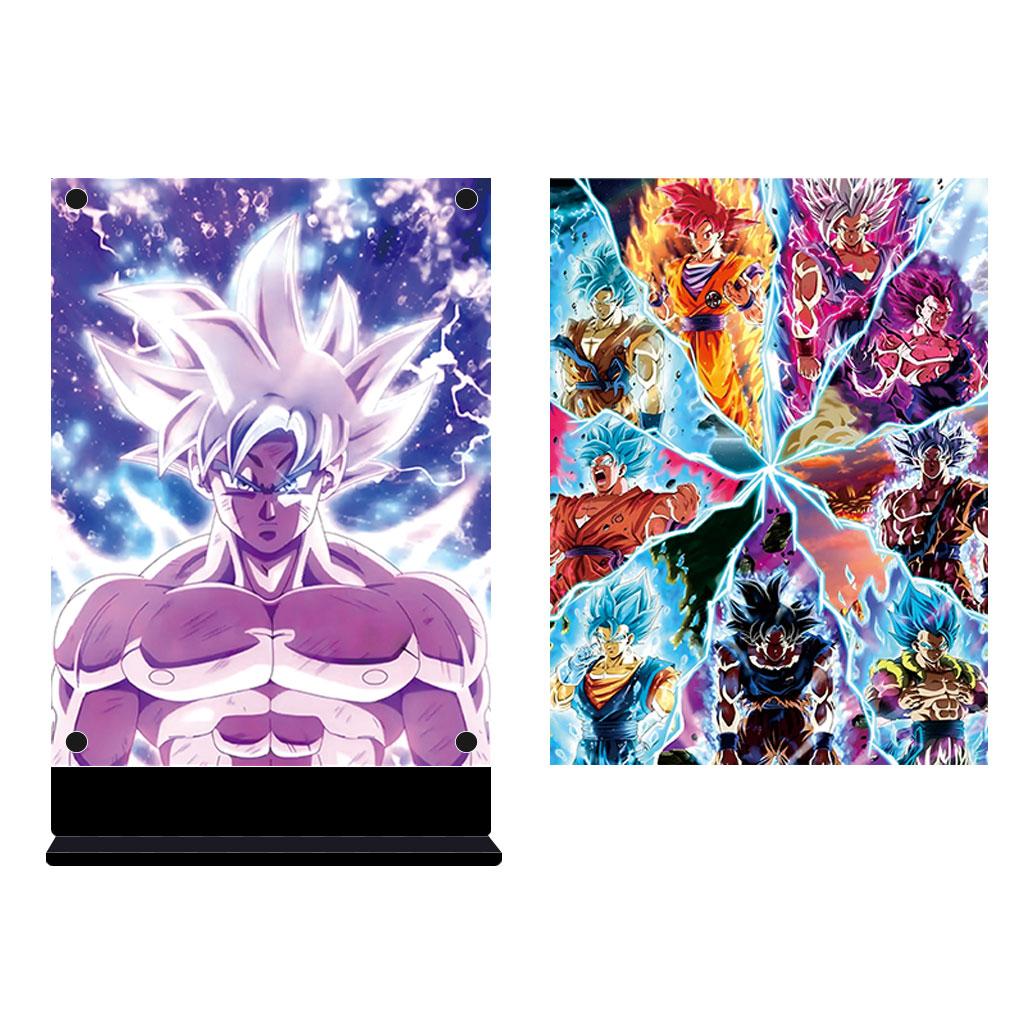 Led Backlit Poster One Piece Anime Night Light for Birthday Gift Bedroom Nightlight Game Room Deco Table Lamps Sign Zoro