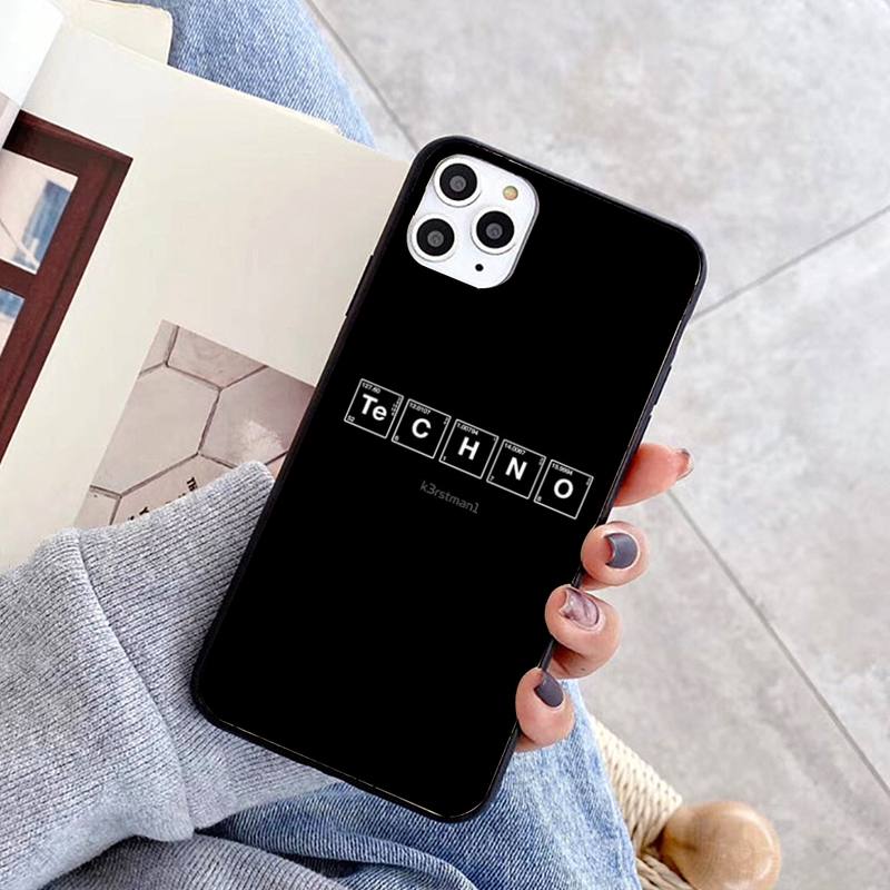 Чехол для телефона Techno Music для iPhone 11 12 13 Mini Pro Max 8 7 6 6S Plus X 5 SE 2020 XR XS Funda Case