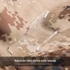 Мужской водонепроницаемый зимний камуфляжный военный длинный плащ