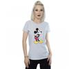 Womens/Ladies Classic Mickey Mouse Heather T-Shirt