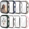 For Apple Watch Protective Case Apple Watch Frosted PC Tempered Glass Film Protective Case
