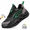 Plastic Toe Safety Shoes Insulated Shoes Safety Shoe for Electrician Anti Puncture Work Safety Sneakers Lightweight Work Shoes
