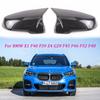 2pcs Glossy Black Side Wing Modified Rearview Mirror Cover Caps For BMW X1 F48 X2 F39 Z4 G29 2GT F45 F46 F52 F40 Toyota Supra