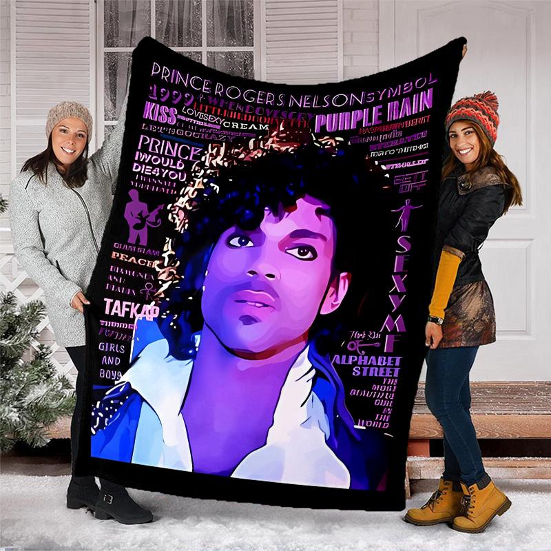 Purple Rain1 printed throw blanket—lightweight,soft,warm;versatile blanket for all seasons—perfect as &air-conditioning throw,nap blanket