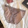Women's New High Slit Satin Lace Sexy Comfortable Breathable Cotton Bottom Crotch Mid Waist Underwear
