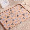 Soft Comfortable Sleeping Puppy Dog Paw Pattern Dog Cushion Mat Pet Blanket Mat Kennel