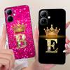 Чехол для Infinix Smart 20 X6840 X6840B Роскошный Чехол с Буквами Короны Ударопрочный Чехол для Телефона Для Infinix Smart 20 Smart20 Мягкие Fundas