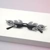 New frameless flame sunglasses European and American personalized diamond-encrusted glasses ball party funny sunglasses