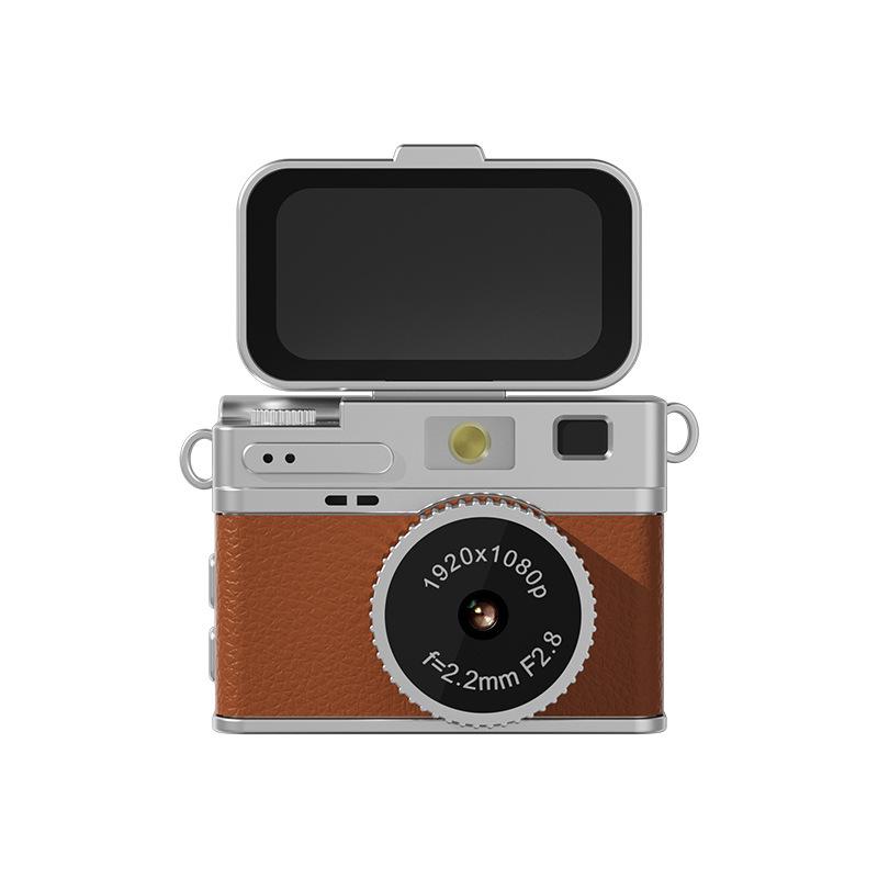 Retro Flip Screen Digital Camera: HD Photos & Video Recorder for Students
