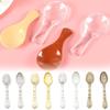 5/10pcs ABS Plastic Vintage Cutlery Spoon Mini Simulation Spoon  Dollhouse Miniatures Decoration