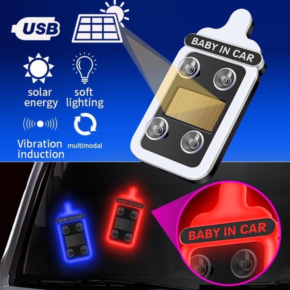 Suction Cup Solar Power Car Light Solar Powered LED Ambient Light Car Interior Lighting