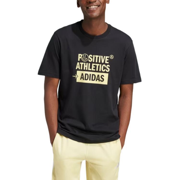 Adidas Free Shipping With AdiClub Lounge Verbiage Graphic Tee