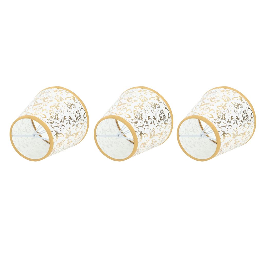 Тканевый абажур на клипсе Установка Современные тканевые абажуры для лампы E14 Люстра Настольная лампа 3 шт.