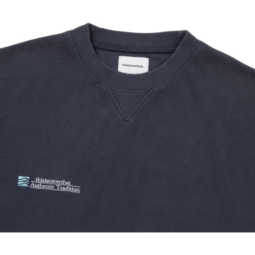 Thisisneverthat FW25 Authentic Tradition Crewneck Sweatshirt Unisex Sweatshirt Navy TN253TSWCW07NAV