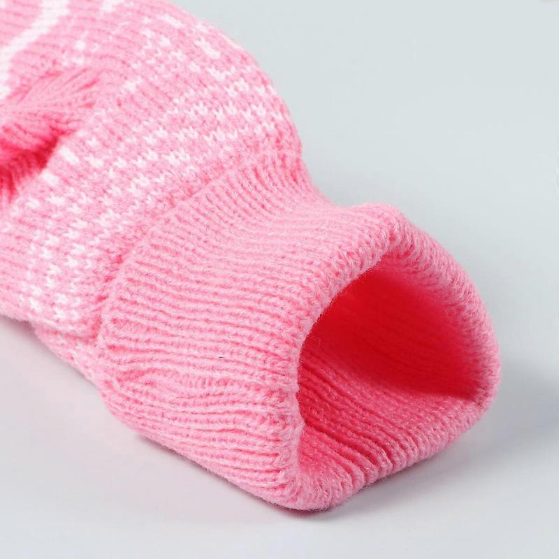 Dog Clothes Pink S Pet Costume Easy to Put On and Off Everyday Wear Acrylic 1Pack