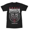 Hot ANGELMAKER Band Graphic Cotton T-shirt Unisex Summer Short Sleeve Fashion Brand Tee Luxury Casual Vintage Retro Top
