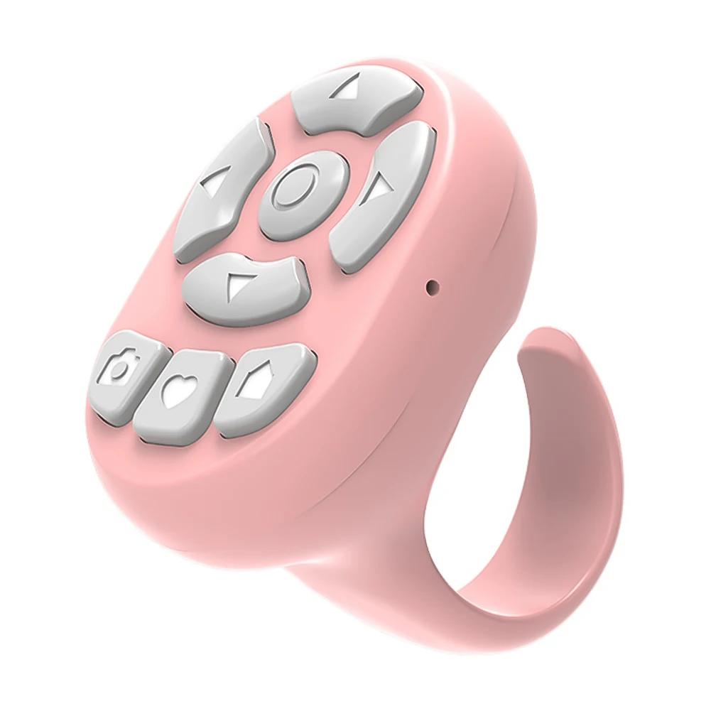 Беспроводной пульт дистанционного управления Bluetooth Перелистыватель страниц Кнопка спуска затвора камеры Для приложения Kindle Дистанционное управление Радиус действия 10 м Для телефона