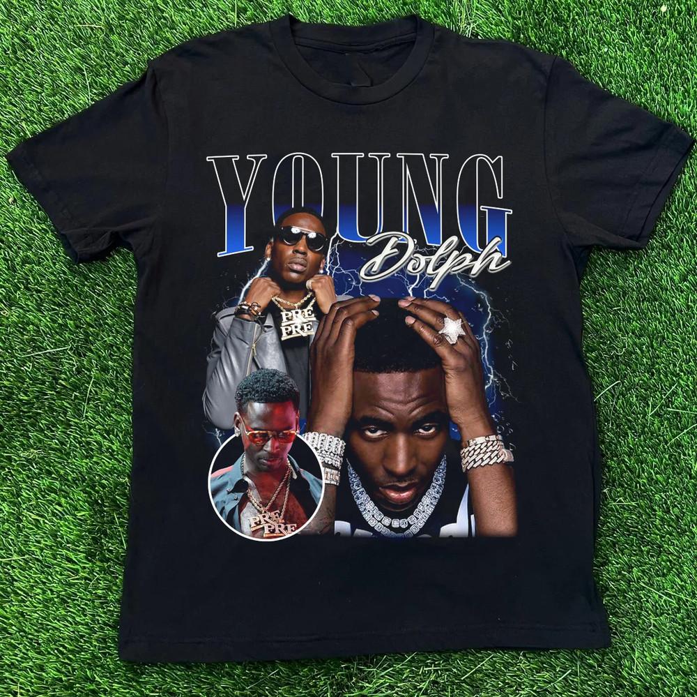 NEW Collection Young Dolph Black All Size Unisex gift Shirt Unisex T-Shirt