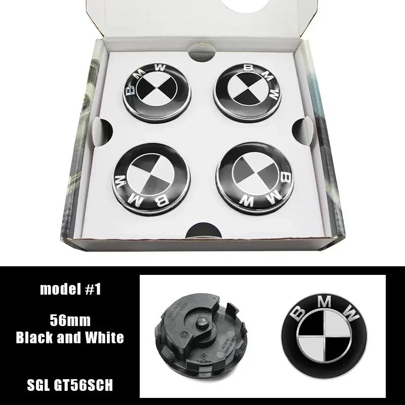 New 4P 56mm 68mm Floating Wheel Center Caps For BMW G11 G12 G30 G31 G32 G38 G01 G08 G02 G05 F45 F46 F52 F48 F49 F39 Auto Ac