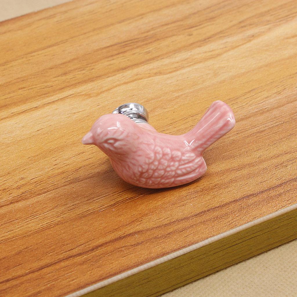 Керамические ручки в форме птиц для DIY, ручки-тяжки для дверей, ящиков, шкафов, мебели, кухни и