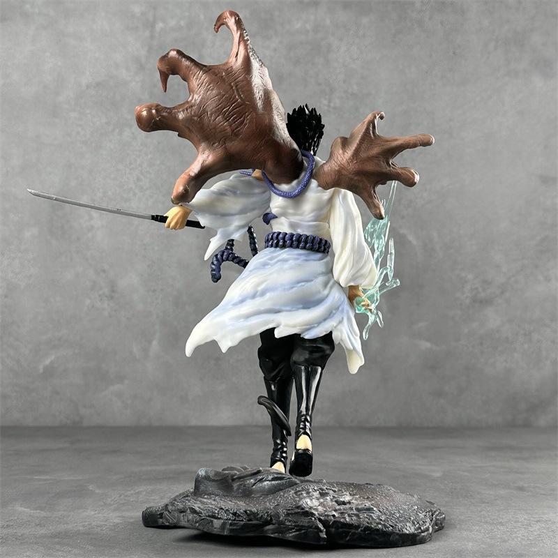 Железный Занавес Саске Наруто фигурка метка проклятия модель Саске украшение двумерный аниме периферия статуэтка подарок