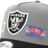 New Era 9FORTY A-Frame Cap NBA NFL Count The Rings, ONSPOTZ Exclusive, Las Vegas Raiders, Free Size (LV Storm Gray)