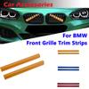Рифмированные передние полоски на решетку почек, M, спортивный стиль, наклейка, подходит для BMW F30 F10 F20 F11 F07 F32 F34 F36 F48 G20