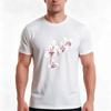 Orchid Design Tshirt Summer Casual Cotton Tee Oversized Streetwear Tops Vintage Graphic Print Loose Fit Short Sleeve