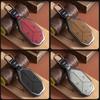 For BYD Formula Leopard 5 8 Titanium 3 7 Car Key Case Zinc Alloy Cover Keychain Shell Fob Metal Car Key Leather Holder Key Bag