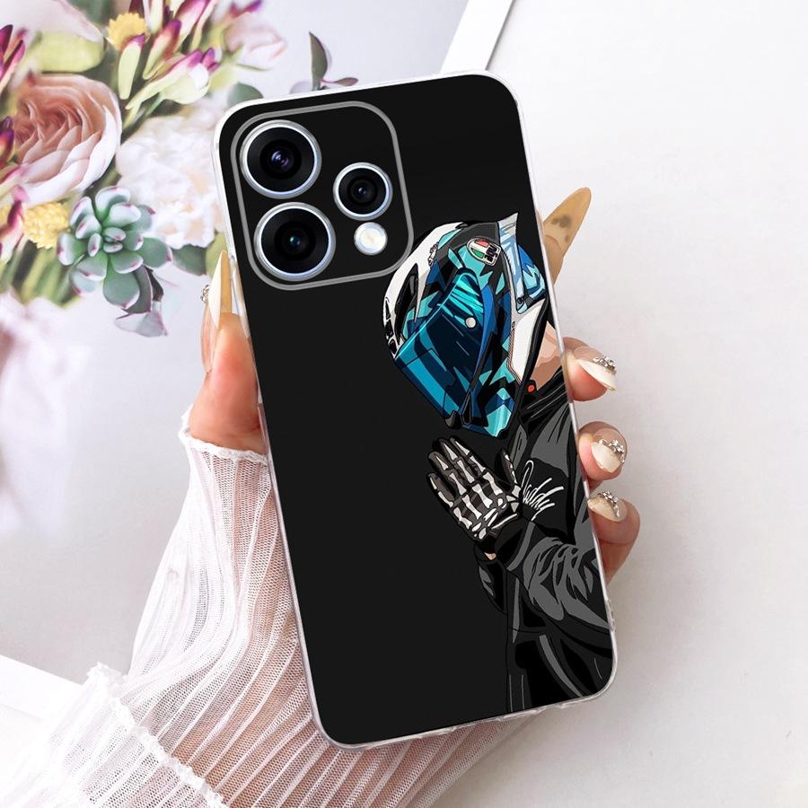Чехол для OPPO Reno15 15F Защитный чехол для OPPO Reno15 F CPH2801 Reno 15 5G Capa цветок Мягкий силиконовый ТПУ Чехол для телефона